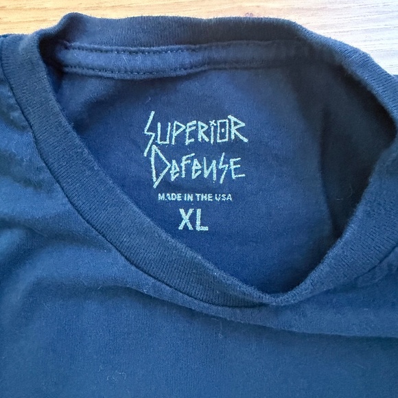 Superior Defense “Tank Logo” Tee (Black) – Size XL – Made in USA - Picture 4 of 5